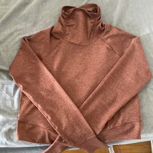 Cropped Cowl-neck Prana Shirt